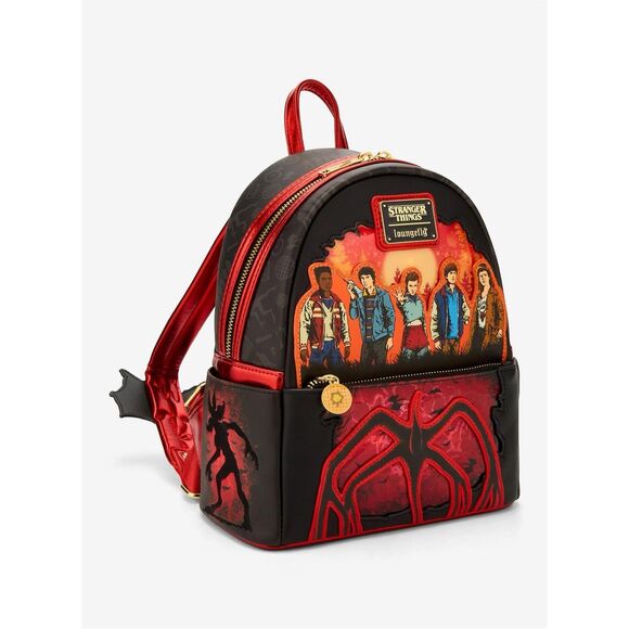 Loungefly Stranger Things Group Portrait Light-Up Mini Backpack
